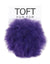 Toft Alpaca Pom in the color Amethyst (purple)