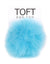 Toft Alpaca Pom in the color Turquoise